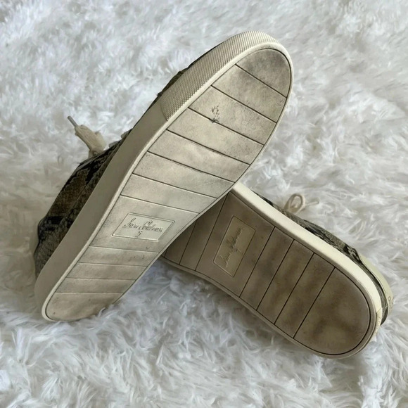Sam Edelman | Ethyl | Snake Print Sneakers - Picture 6 of 7